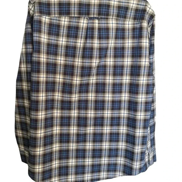 American Eagle AE Men's Long Sleeve Classic Button Plaid Check Shirt Size M - Picture 2 of 3